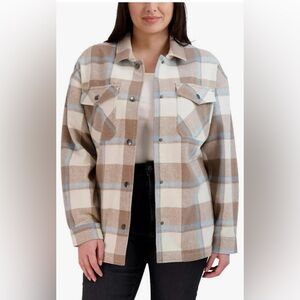 HFX Women’s Flannel Shirt Jacket